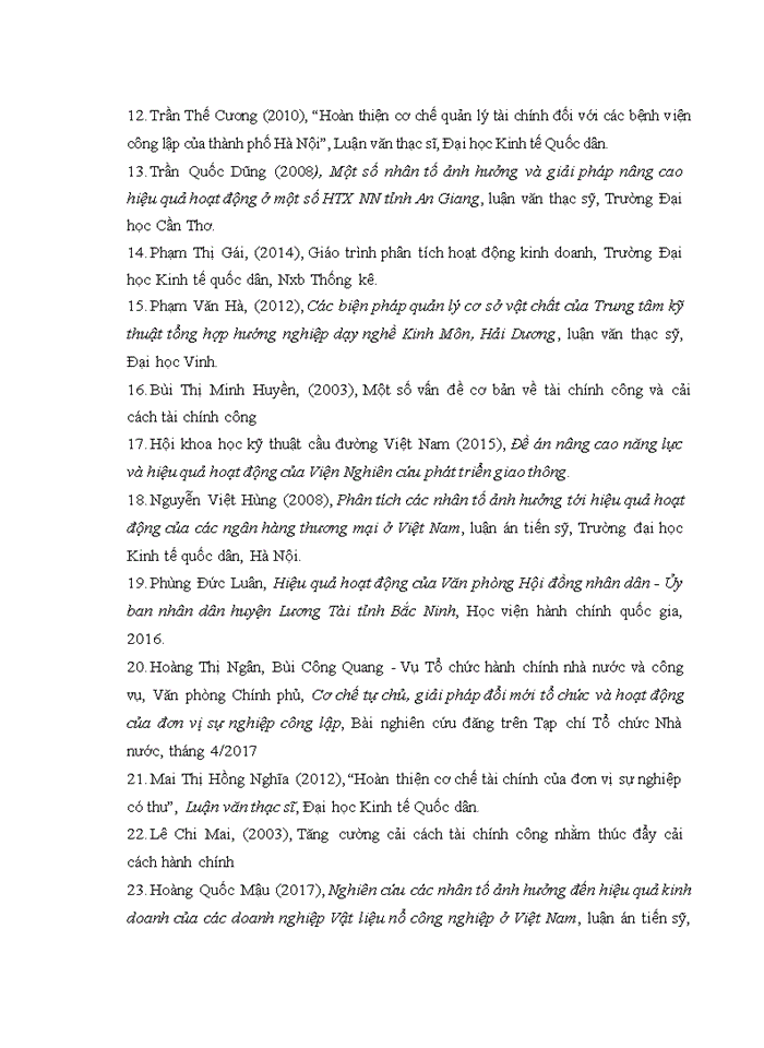 image for page Nghiên cứu các nhân tố bên trong ảnh hưởng đến hiệu quả hoạt động của trung tâm hội nghị quốc gia 2017