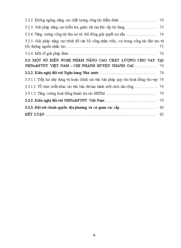 image for page Giải pháp chủ yếu nhằm nâng cao chất lượng cho vay tại ngân hàng nông nghiệp và phát triển nông thôn việt nam- chi nhánh huyện thanh oai 2017