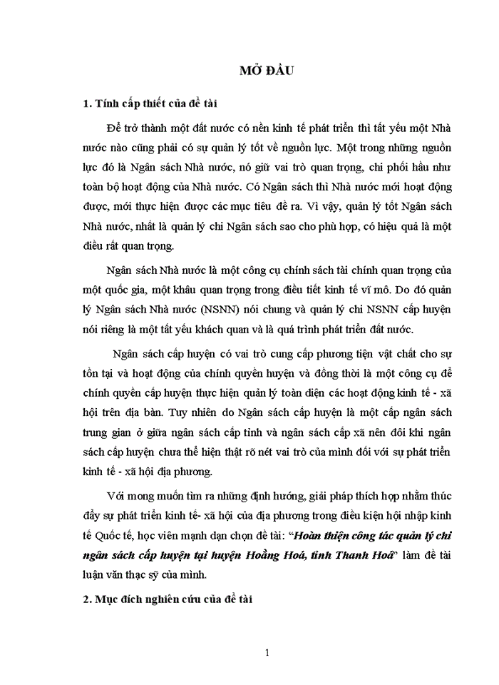 image for page Hoàn thiện công tác quản lý chi ngân sách cấp huyện tại huyện hoằng hóa tỉnh thanh hóa 2017
