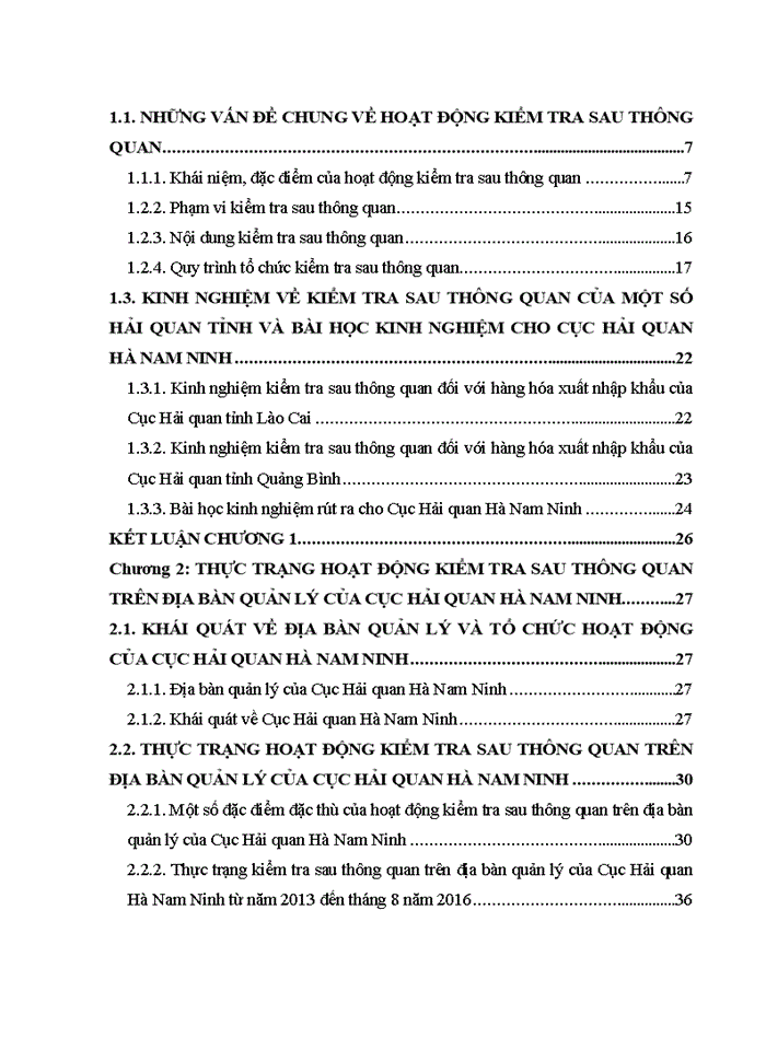 image for page Kiểm tra sau thông quan và một số giải pháp nâng cao hiệu quả kiểm tra sau thông quan tại cục hải quan hà nam ninh 2017