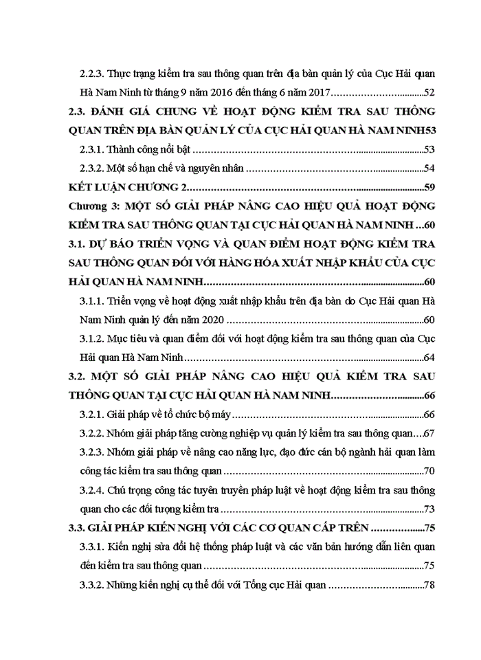 image for page Kiểm tra sau thông quan và một số giải pháp nâng cao hiệu quả kiểm tra sau thông quan tại cục hải quan hà nam ninh 2017