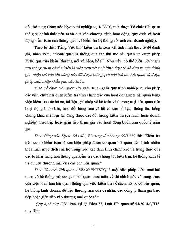 image for page Kiểm tra sau thông quan và một số giải pháp nâng cao hiệu quả kiểm tra sau thông quan tại cục hải quan hà nam ninh 2017
