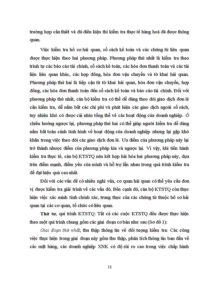 image for page Kiểm tra sau thông quan và một số giải pháp nâng cao hiệu quả kiểm tra sau thông quan tại cục hải quan hà nam ninh 2017