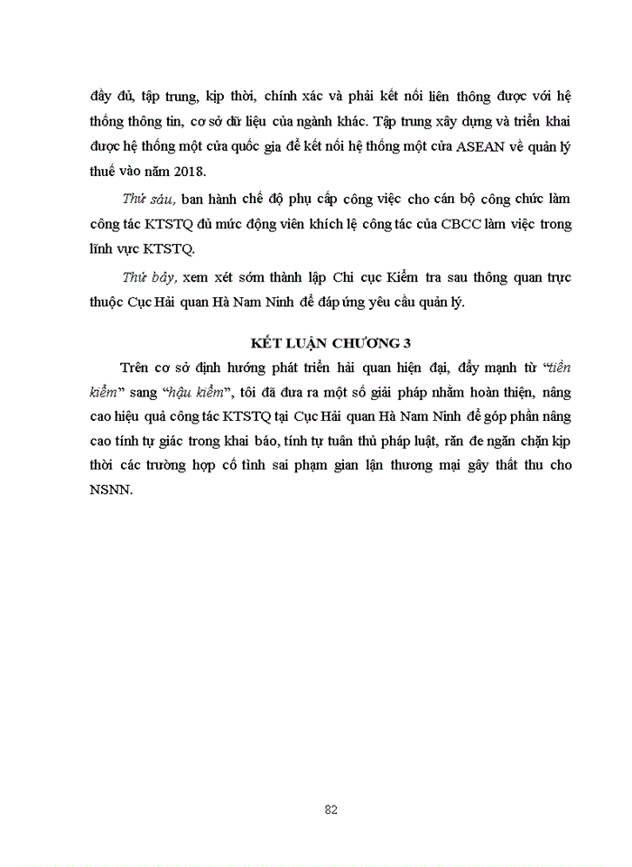 image for page Kiểm tra sau thông quan và một số giải pháp nâng cao hiệu quả kiểm tra sau thông quan tại cục hải quan hà nam ninh 2017
