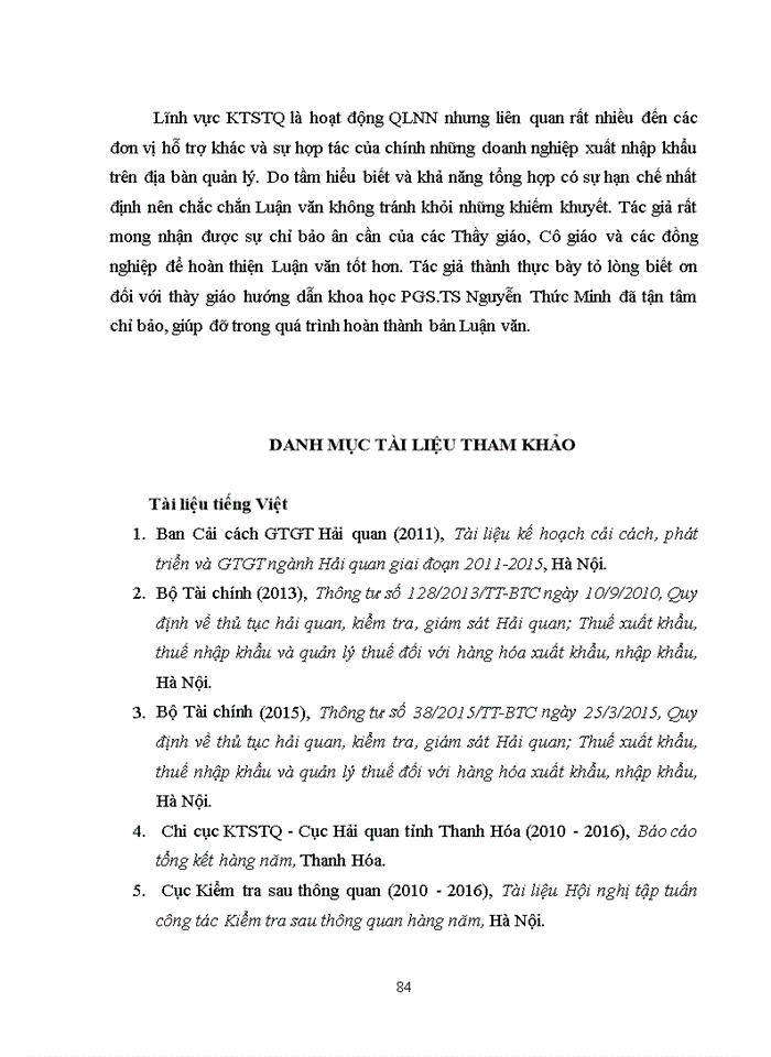 image for page Kiểm tra sau thông quan và một số giải pháp nâng cao hiệu quả kiểm tra sau thông quan tại cục hải quan hà nam ninh 2017