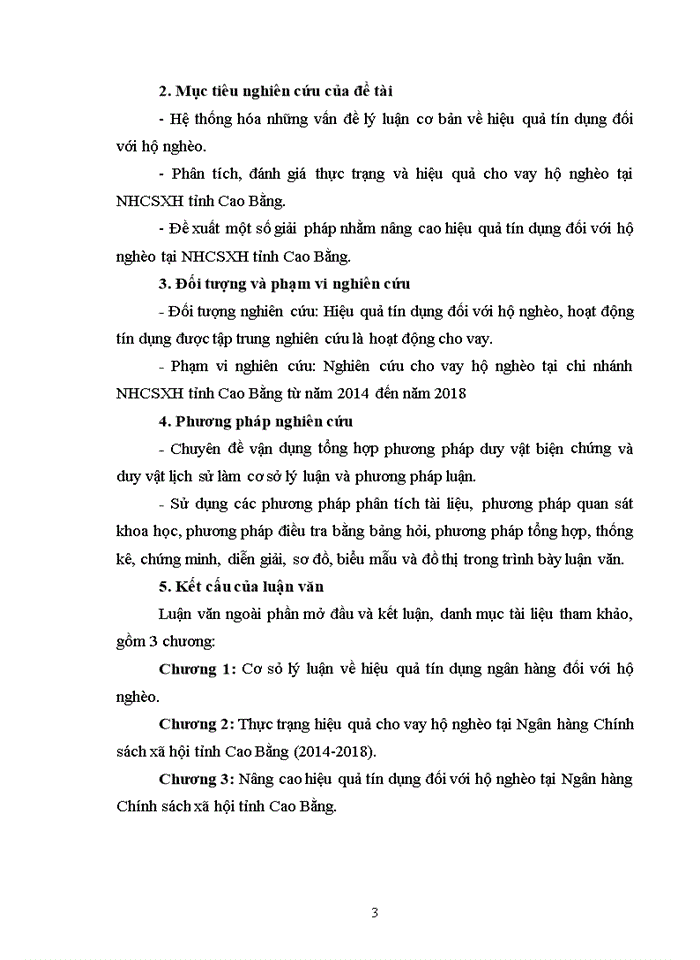 image for page Nâng cao hiệu quả tín dụng đối với hộ nghèo tại ngân hàng chính sách xã hội tỉnh cao bằng 2019
