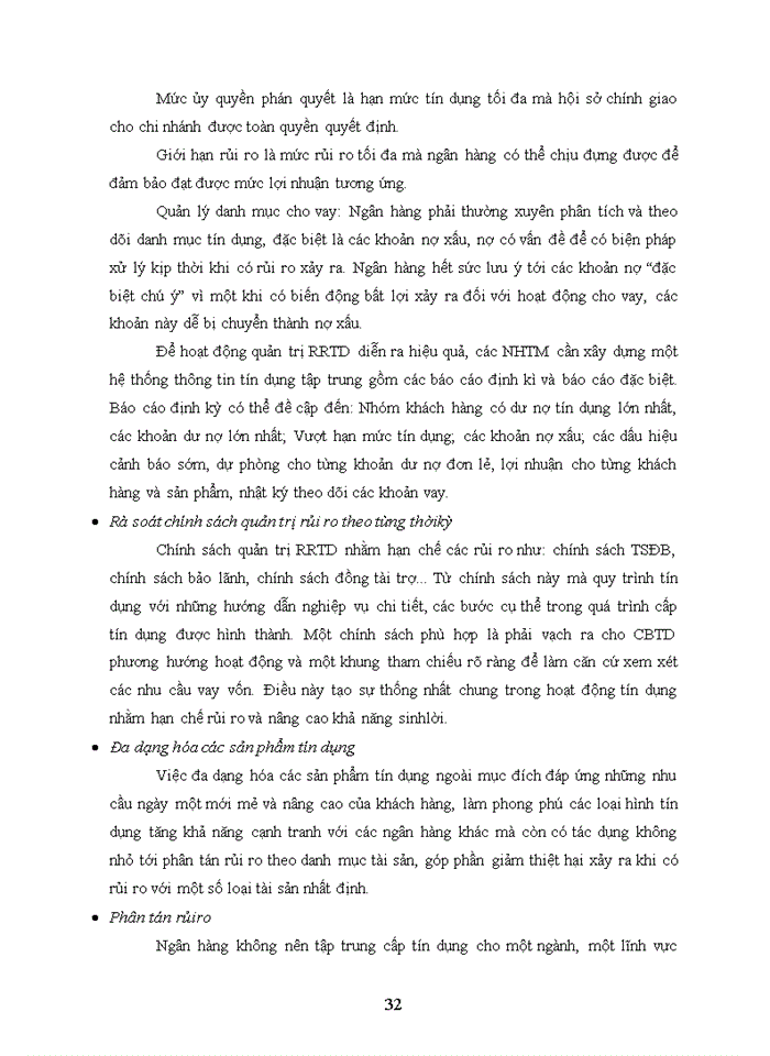 image for page Quản trị rủi ro tín dụng tại ngân hàng tmcp đông nam á – cn thanh hóa 2018