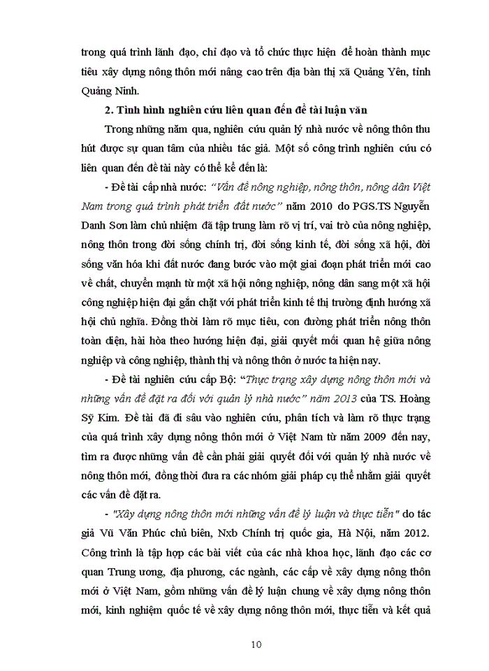 image for page Hoàn thiện công tác quản lý nhà nước quá trình xây dựng nông thôn mới  nâng cao trên địa bàn thị xã quảng yên, tỉnh quảng ninh giai đoạn 2020 - 2025