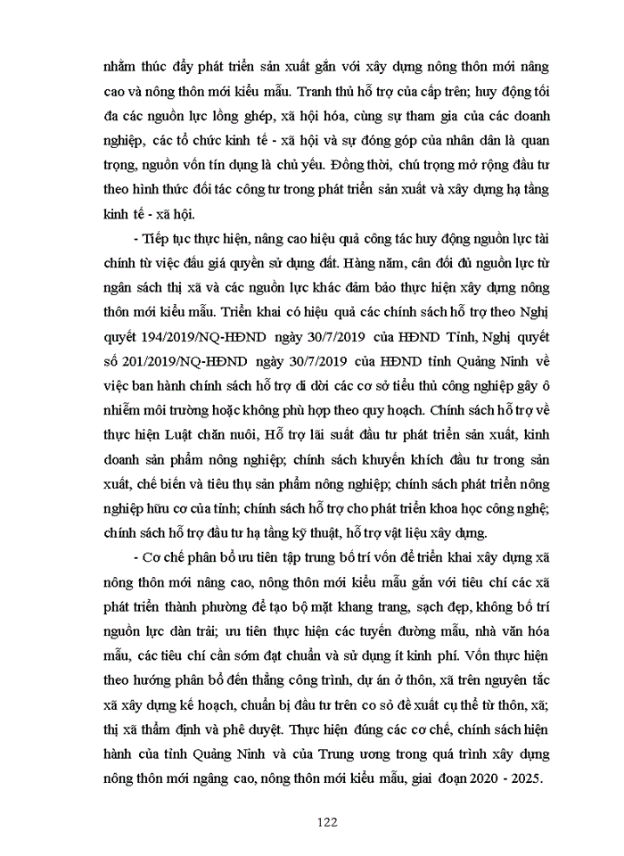 image for page Hoàn thiện công tác quản lý nhà nước quá trình xây dựng nông thôn mới  nâng cao trên địa bàn thị xã quảng yên, tỉnh quảng ninh giai đoạn 2020 - 2025