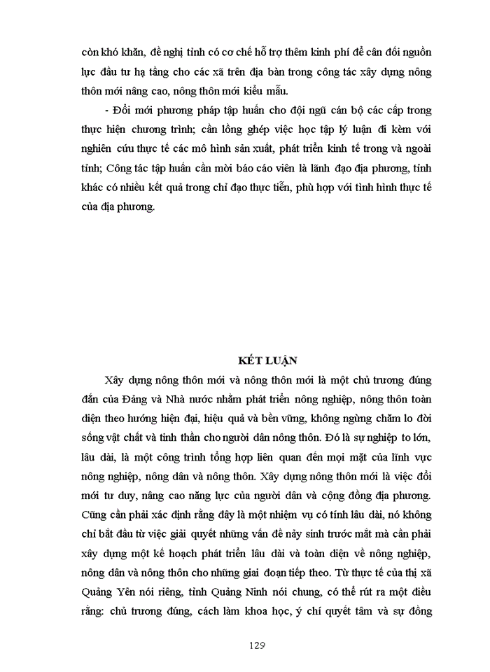 image for page Hoàn thiện công tác quản lý nhà nước quá trình xây dựng nông thôn mới  nâng cao trên địa bàn thị xã quảng yên, tỉnh quảng ninh giai đoạn 2020 - 2025