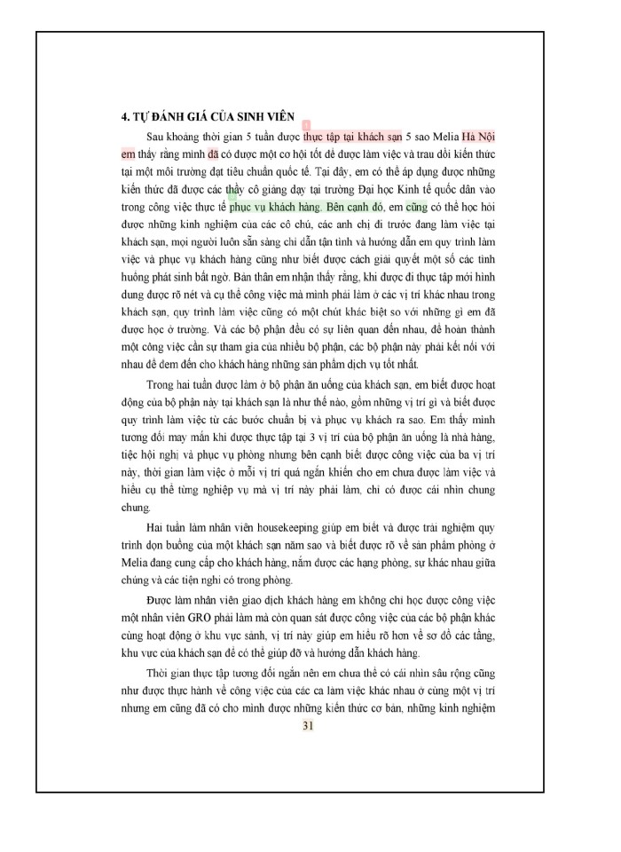 image for page Báo cáo thực tập nghiệp vụ quản lí khách sạn