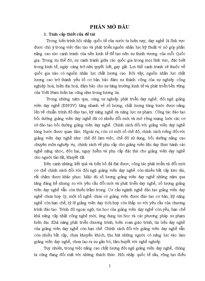 image for page Một số giải pháp nhằm nâng cao chất lượng đội ngũ giảng viên tại trường cao đẳng nghề công nghệ việt – hàn bắc giang 2017