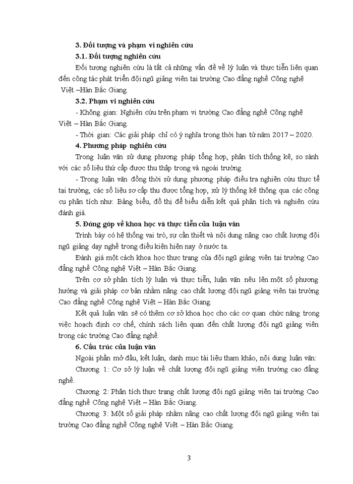 image for page Một số giải pháp nhằm nâng cao chất lượng đội ngũ giảng viên tại trường cao đẳng nghề công nghệ việt – hàn bắc giang 2017