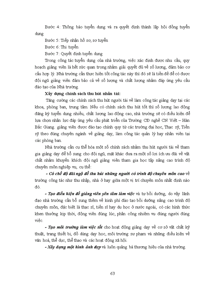 image for page Một số giải pháp nhằm nâng cao chất lượng đội ngũ giảng viên tại trường cao đẳng nghề công nghệ việt – hàn bắc giang 2017