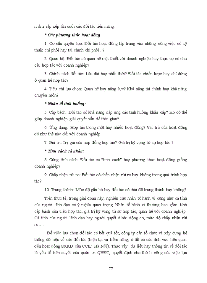 image for page Quản trị quan hệ đối tác của công ty cổ phần ccid- hà nội 2016