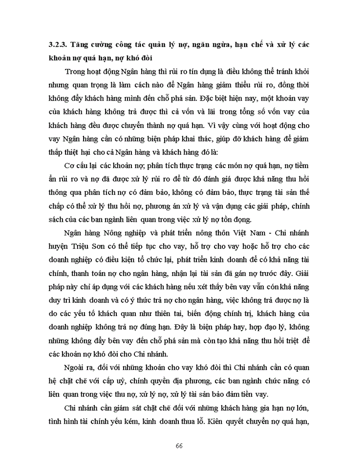 image for page Giải pháp nâng cao chất lượng cho vay trung và dài hạn tại ngân hàng nông nghiệp và phát triển nông thôn việt nam – chi nhánh huyện triệu sơn, tỉnh thanh hóa 2017