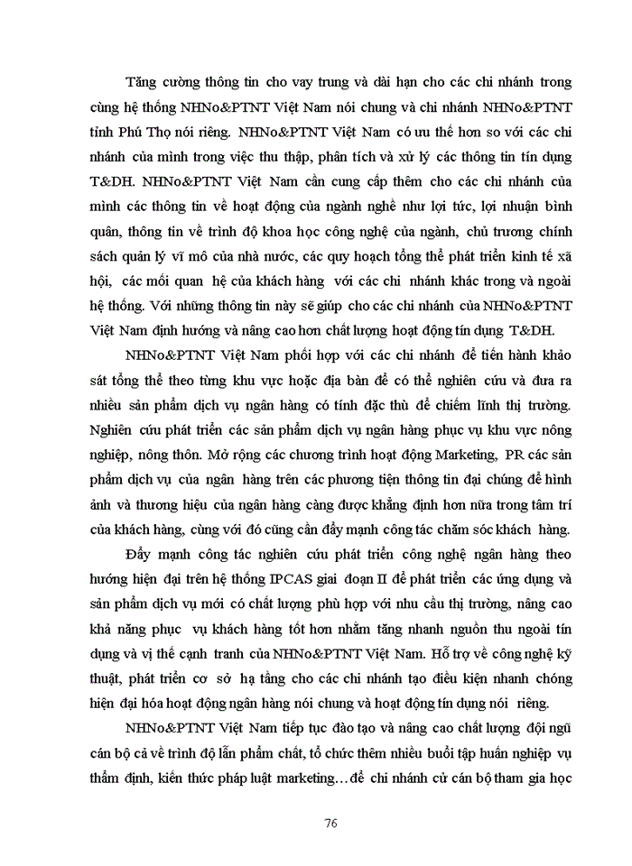image for page Giải pháp nâng cao chất lượng cho vay trung và dài hạn tại ngân hàng nông nghiệp và phát triển nông thôn việt nam – chi nhánh huyện triệu sơn, tỉnh thanh hóa 2017