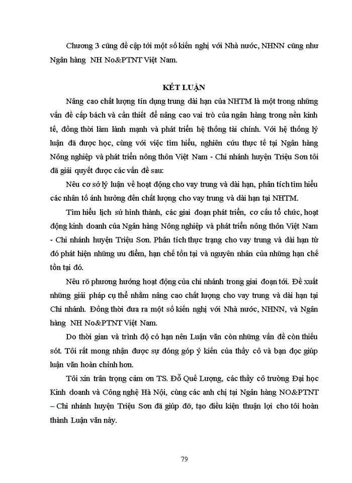 image for page Giải pháp nâng cao chất lượng cho vay trung và dài hạn tại ngân hàng nông nghiệp và phát triển nông thôn việt nam – chi nhánh huyện triệu sơn, tỉnh thanh hóa 2017