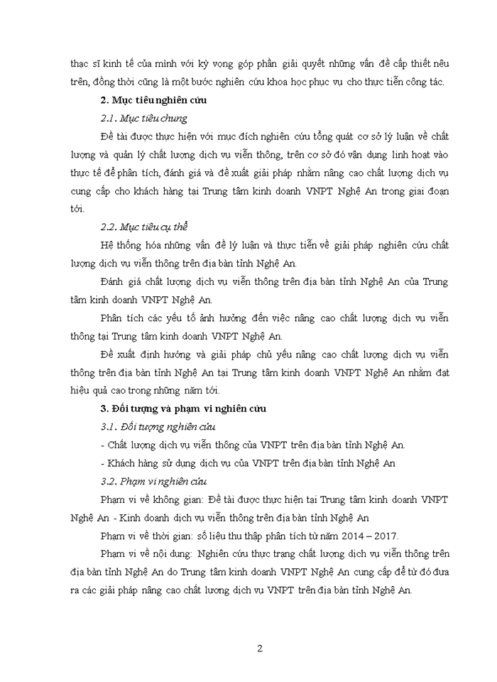 image for page Nâng cao chất lượng dịch vụ viễn thông tại trung tâm kinh doanh vnpt nghệ an 2018