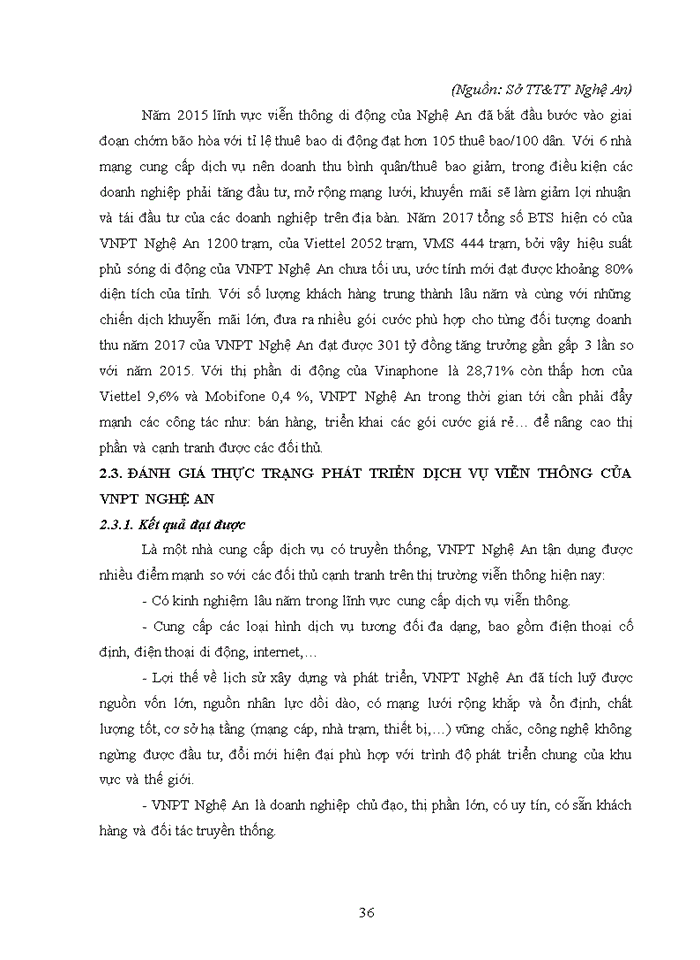 image for page Nâng cao chất lượng dịch vụ viễn thông tại trung tâm kinh doanh vnpt nghệ an 2018