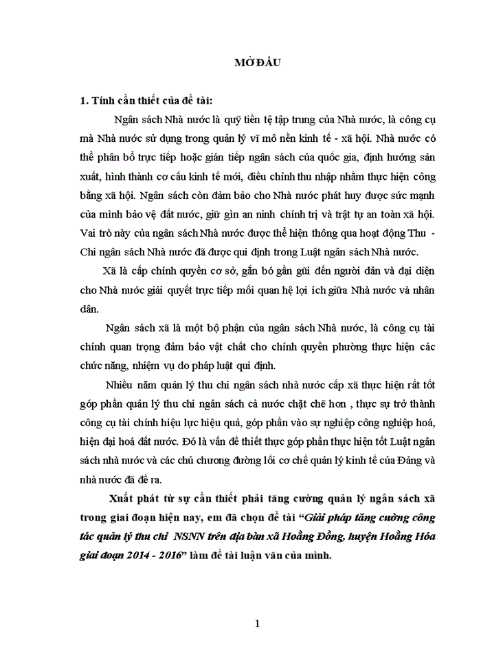 image for page Giải pháp tăng cường quản lý thu - chi ngân sách nhà nước trên địa bàn xã hoằng đồng, huyện hoằng hóa, tỉnh thanh hóa  2017
