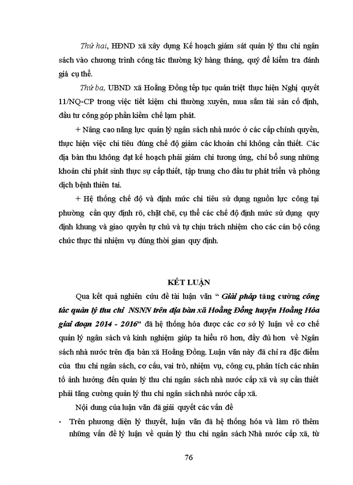 image for page Giải pháp tăng cường quản lý thu - chi ngân sách nhà nước trên địa bàn xã hoằng đồng, huyện hoằng hóa, tỉnh thanh hóa  2017