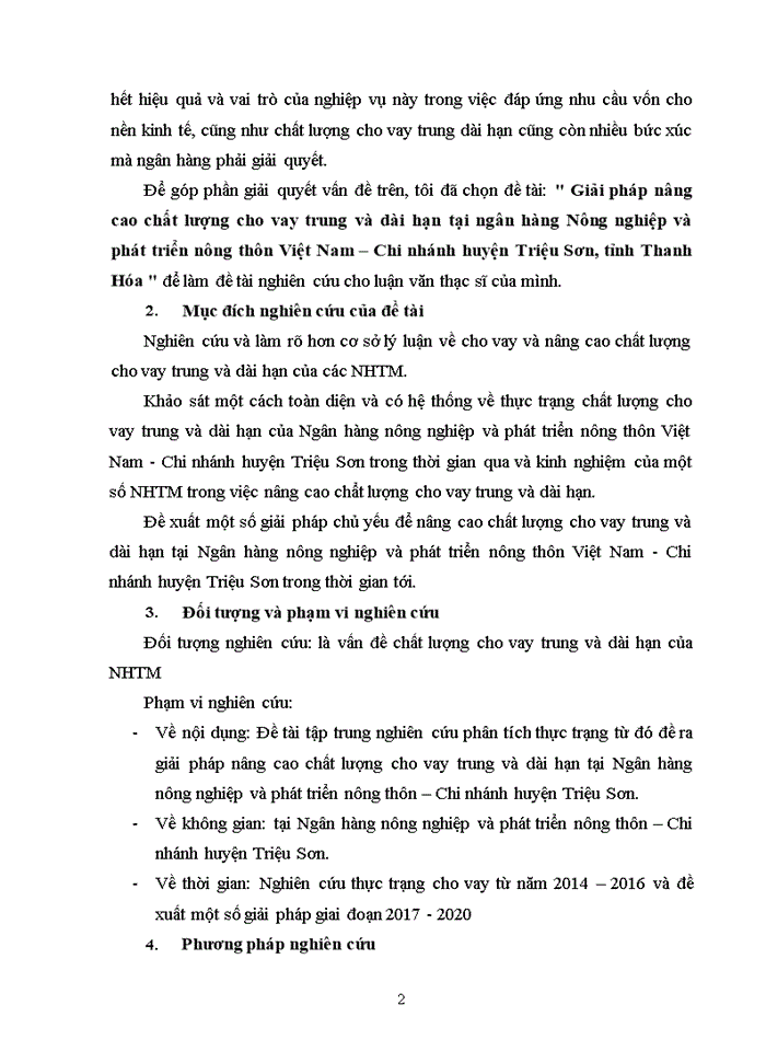 image for page Giải pháp nâng cao chất lượng cho vay trung và dài hạn tại ngân hàng nông nghiệp và phát triển nông thôn việt nam – chi nhánh huyện triệu sơn, tỉnh thanh hóa 2017