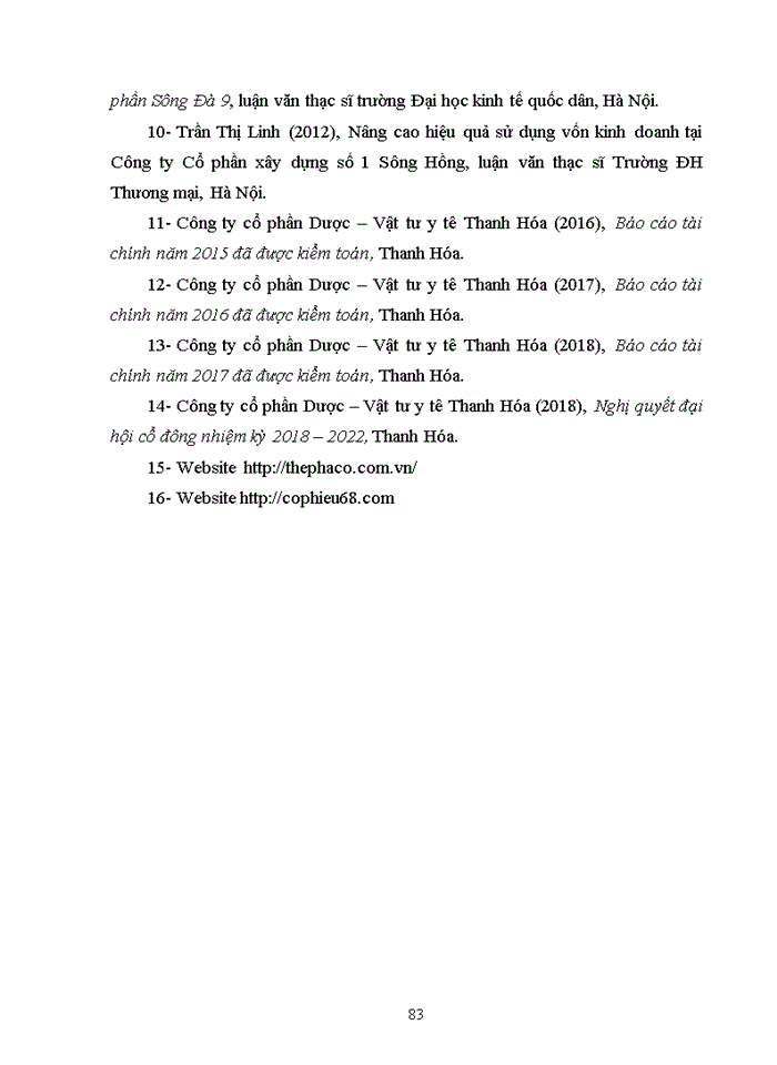 image for page Nâng cao hiệu quả sử dụng vốn của công ty cổ phần dược vật tư y tế thanh hóa 2020