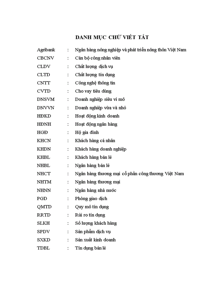 image for page Phát triển tín dụng bán lẻ tại ngân hàng tmcp công thương việt nam – chi nhánh thái bình 2018
