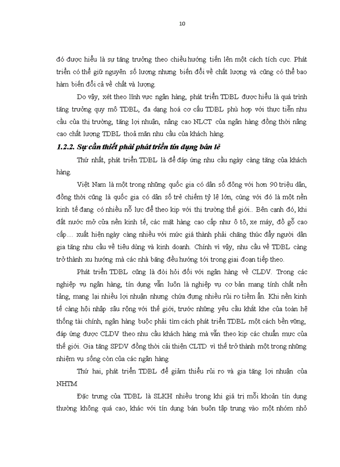 image for page Phát triển tín dụng bán lẻ tại ngân hàng tmcp công thương việt nam – chi nhánh thái bình 2018