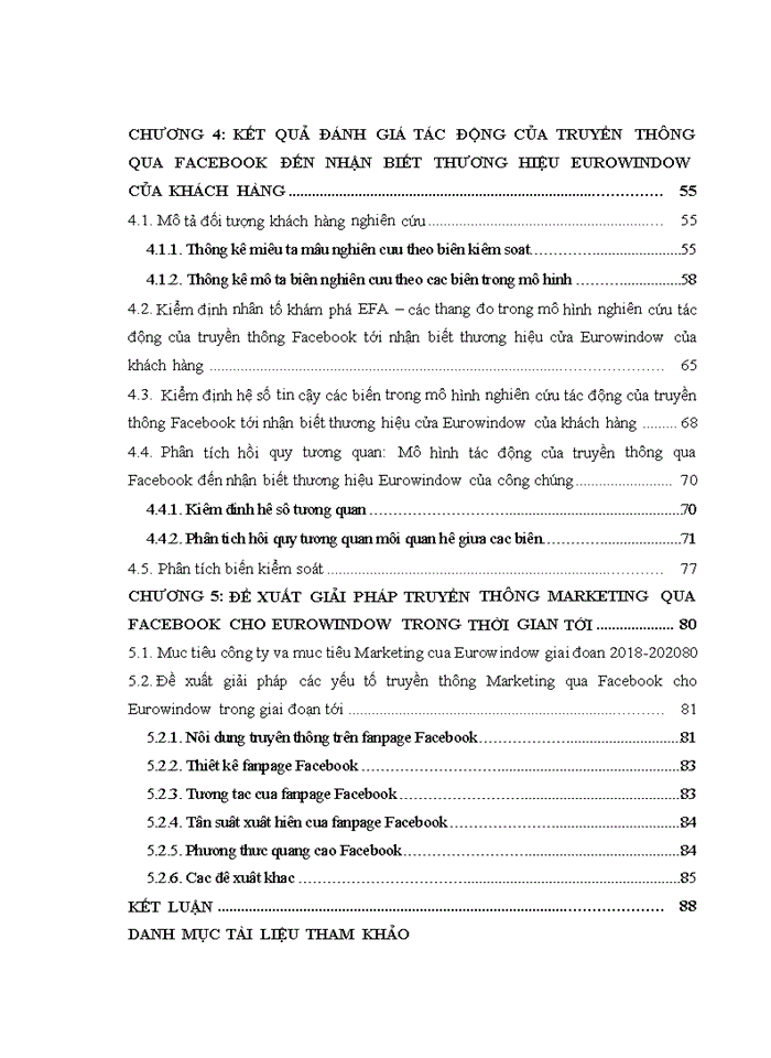 image for page Tác động của truyền thông qua facebook đến nhận biết thương hiệu cửa eurowindow của khách hàng cá nhân 2018