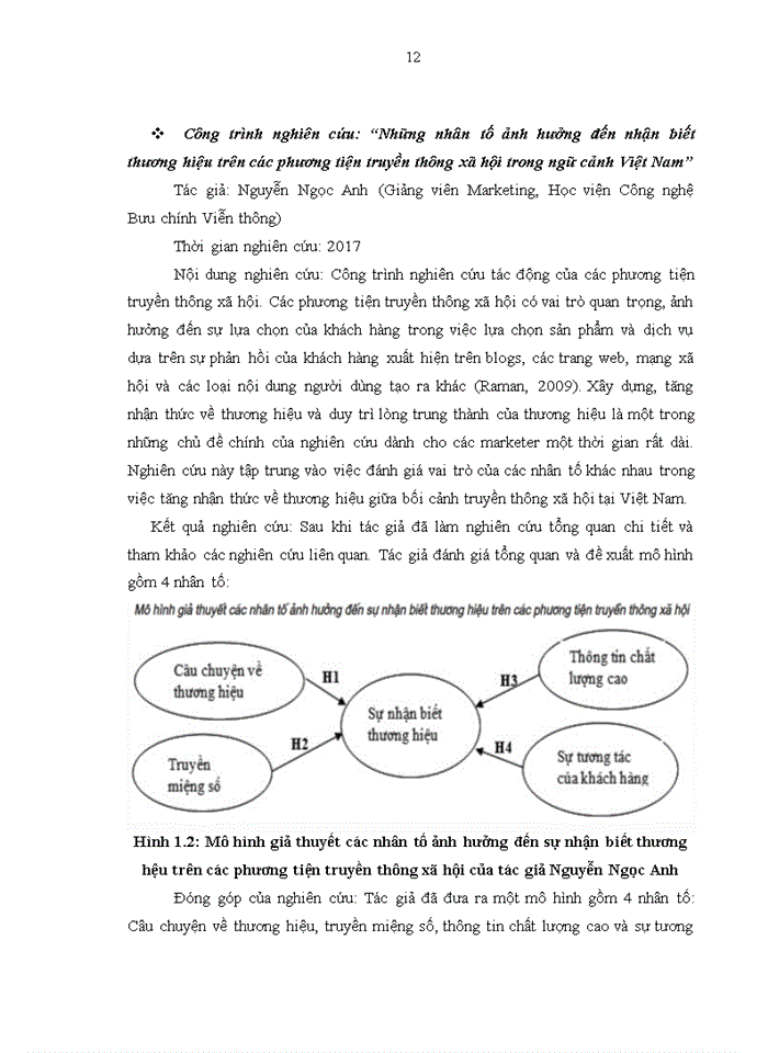 image for page Tác động của truyền thông qua facebook đến nhận biết thương hiệu cửa eurowindow của khách hàng cá nhân 2018