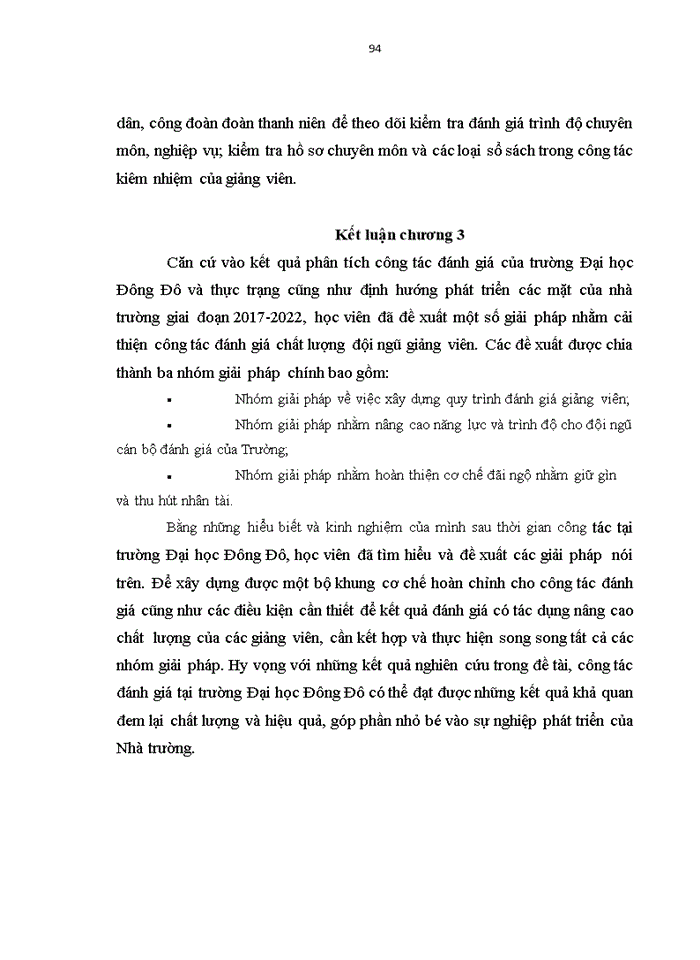 image for page Nâng cao chất lượng đội ngũ giảng viên tại trường đại học đông đô 2017