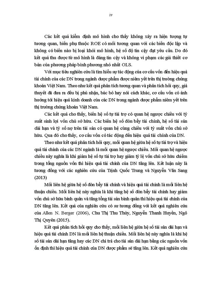 image for page Ảnh hưởng của cơ cấu vốn đến hiệu quả tài chính của các doanh nghiệp ngành dược phẩm niêm yết trên thị trường chứng khoán việt nam 2018