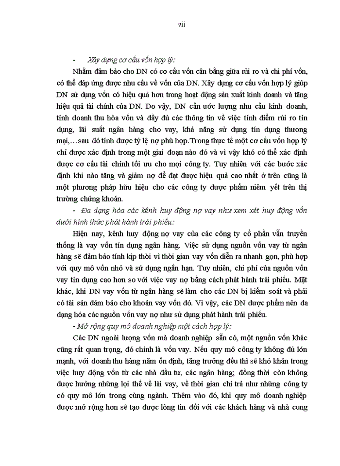 image for page Ảnh hưởng của cơ cấu vốn đến hiệu quả tài chính của các doanh nghiệp ngành dược phẩm niêm yết trên thị trường chứng khoán việt nam 2018
