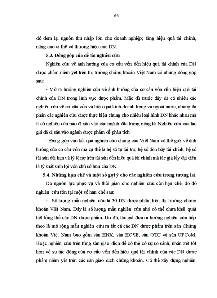 image for page Ảnh hưởng của cơ cấu vốn đến hiệu quả tài chính của các doanh nghiệp ngành dược phẩm niêm yết trên thị trường chứng khoán việt nam 2018