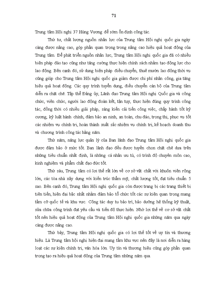 image for page Nghiên cứu các nhân tố bên trong ảnh hưởng đến hiệu quả hoạt động của trung tâm hội nghị quốc gia 2017