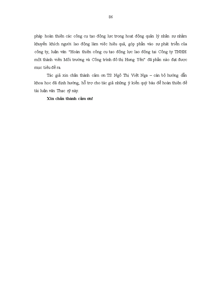 image for page Công cụ tạo động lực cho lao động tại công ty tnhh một thành viên môi trường và công trình đô thị hưng yên 2018