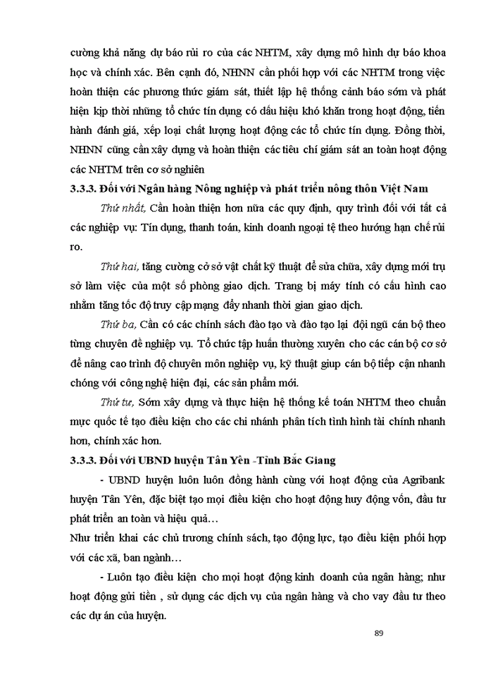 image for page Đẩy mạnh hoạt động huy động vốn tại Chi nhánh Ngân hàng Nông nghiệp và phát triển nông thôn huyện Tân Yên - Tỉnh Bắc Giang