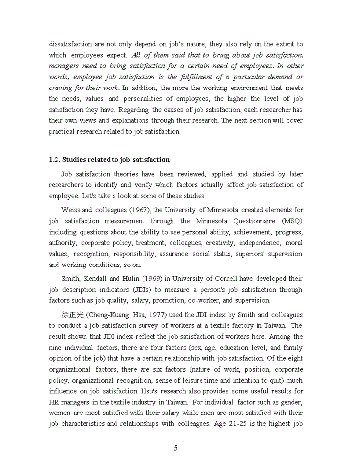 image for page Study on Employee Job Satisfaction at Danko Logistics Limited Company 2017