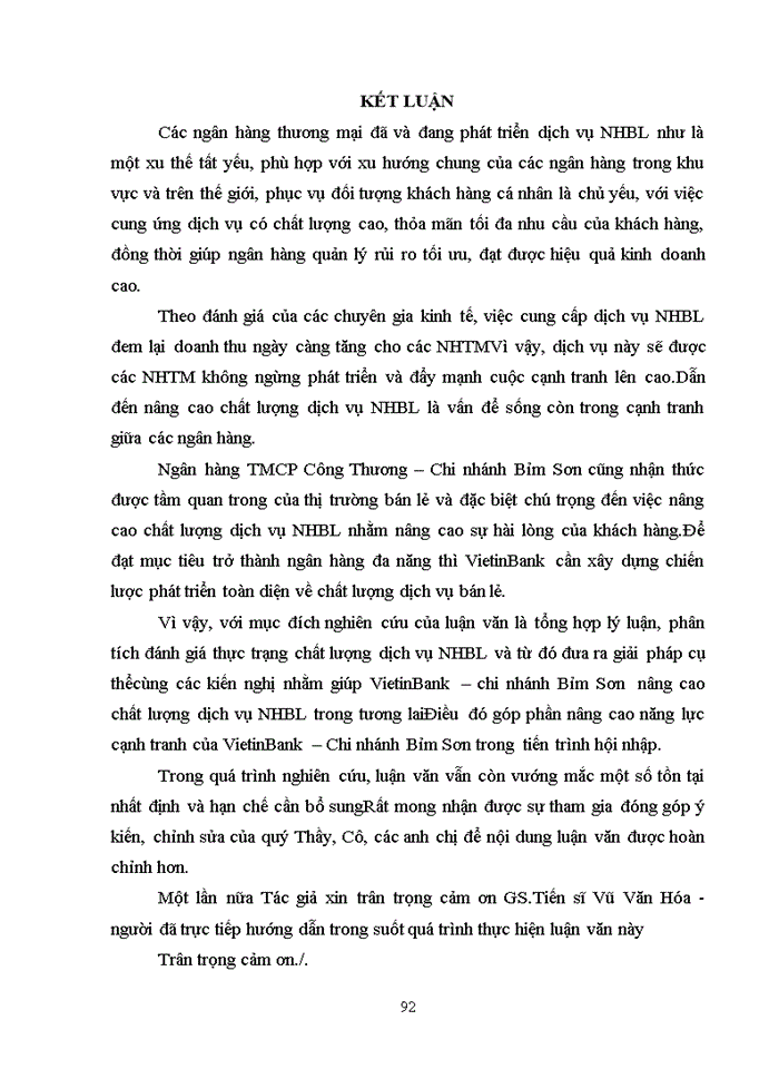 image for page Giải pháp phát triển dịch vụ ngân hàng bán lẻ tại ngân hàng thương mại cổ phần công thương việt nam (vietinbank) - chi nhánh bỉm sơn 2017