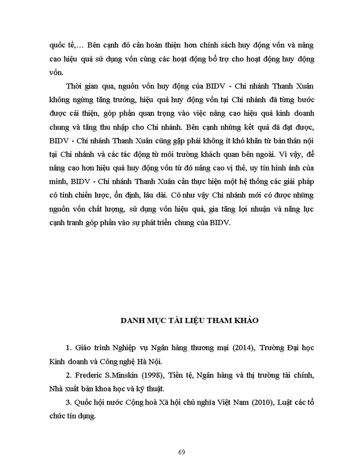image for page Nâng cao hiệu quả huy động vốn tại ngân hàng tmcp đầu tư và phát triển việt nam chi nhánh thanh xuân 2017