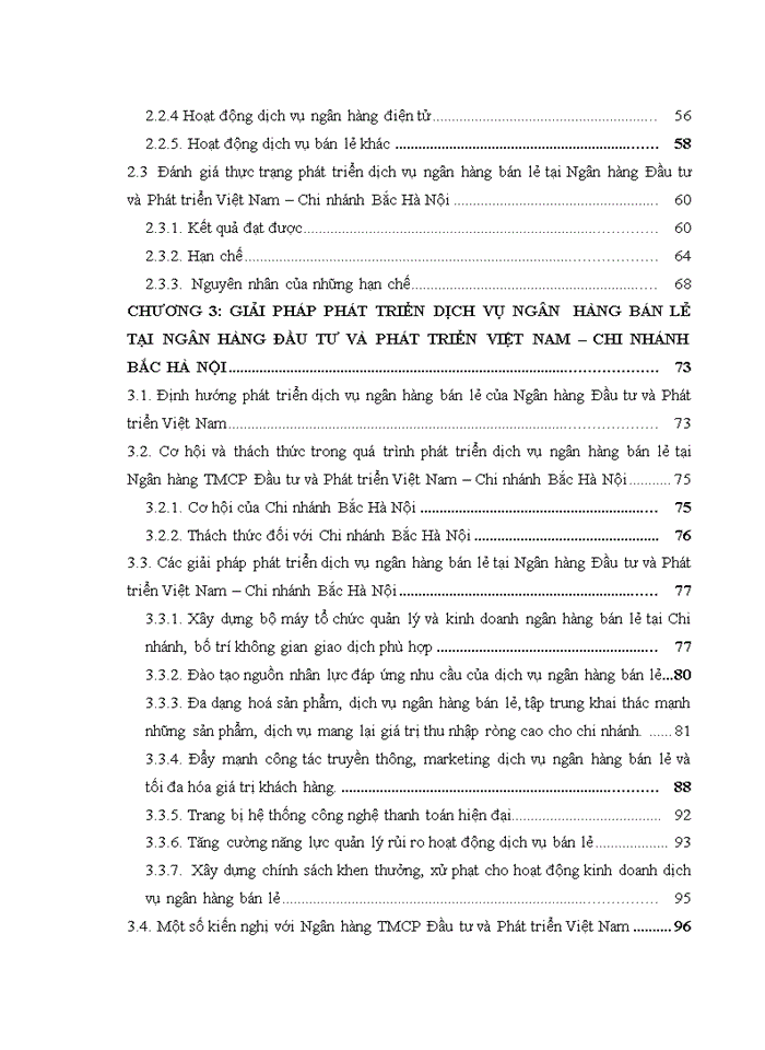 image for page Giải pháp phát triển dịch vụ ngân hàng bán lẻ tại ngân hàng thương mại cổ phần đầu tư và phát triển việt nam - chi nhánh bắc hà nội 2017