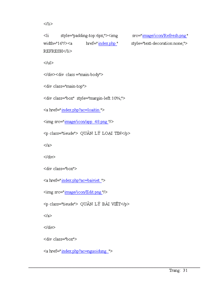 image for page Thiết kế website động bằng php