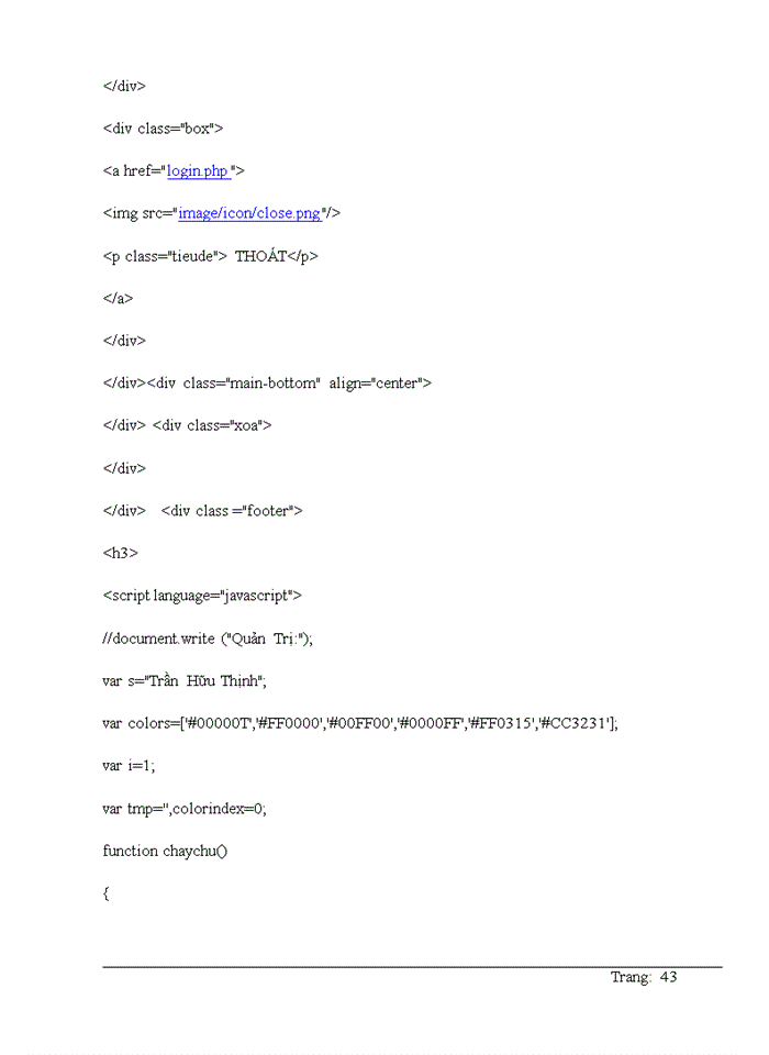 image for page Thiết kế website động bằng php