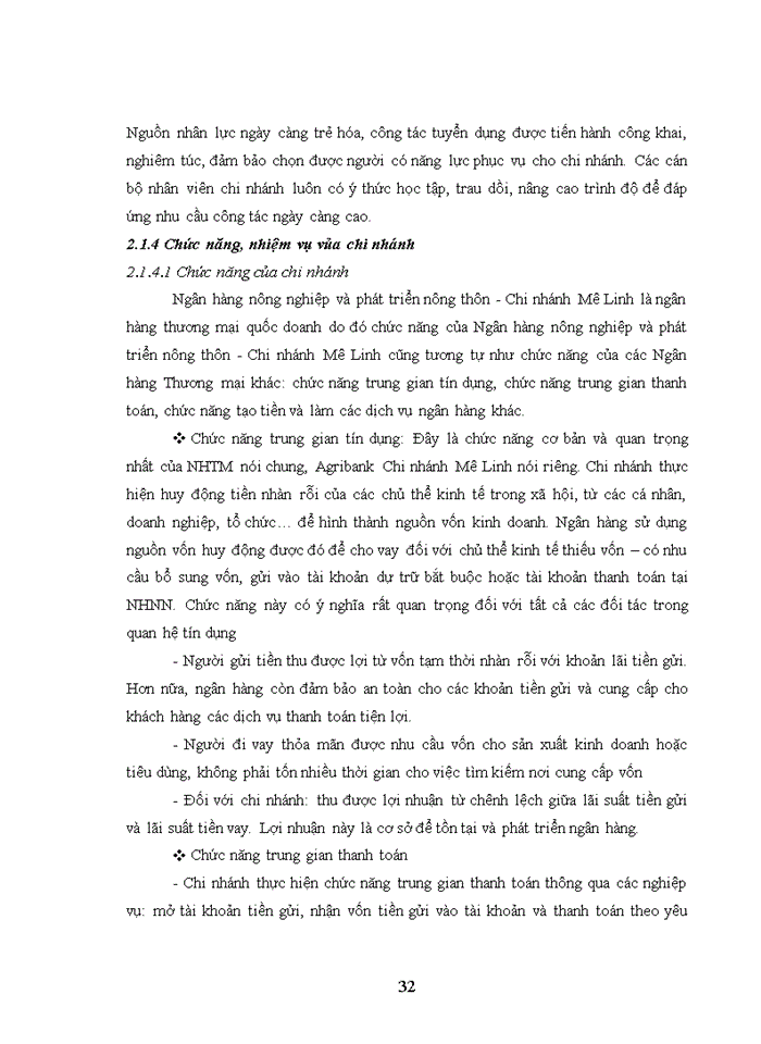 image for page Tăng cường huy động vốn tại nhno&ptnt việt nam – chi nhánh mê linh, hà nội