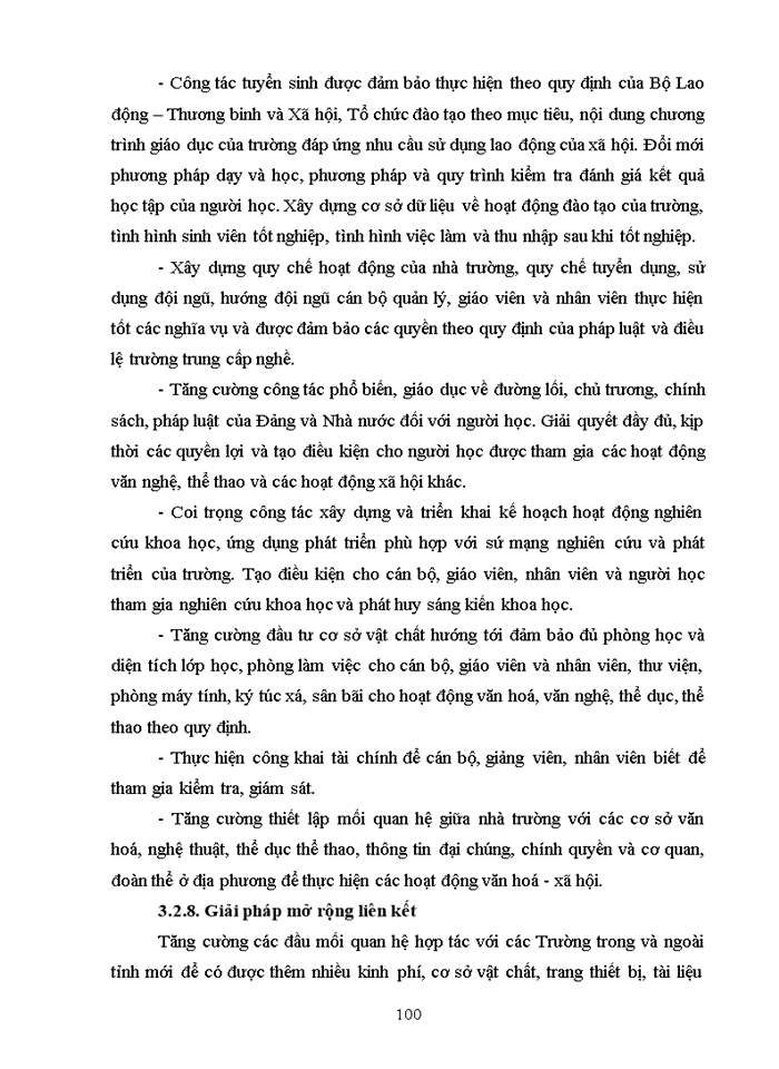 image for page Hoạch định chiến lược phát triển trường trung cấp nghề thương mại du lịch thanh hóa