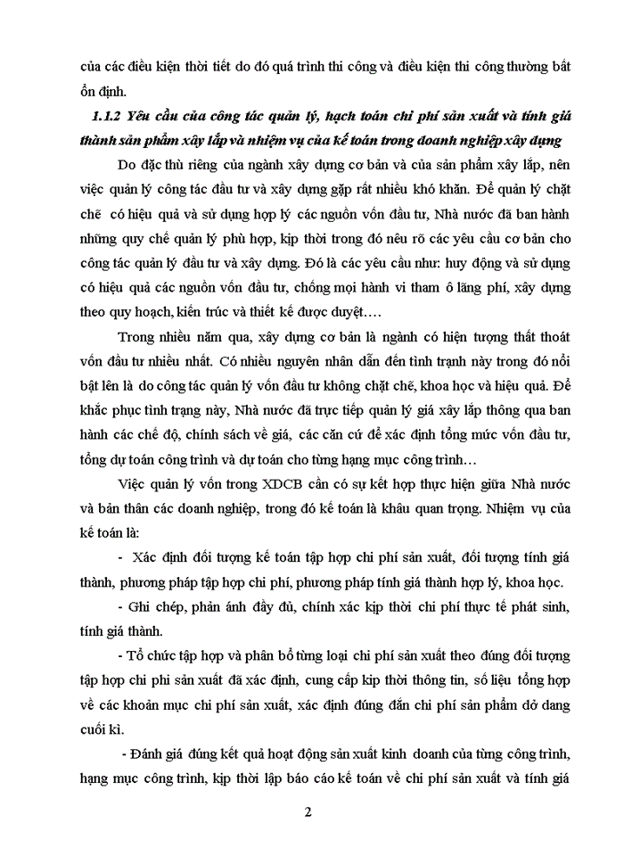 image for page Kế toán tập hợp chi phí sản xuất và tính giá thành sản phẩm xây lắp tại công ty cổ phần sông đà 1.01