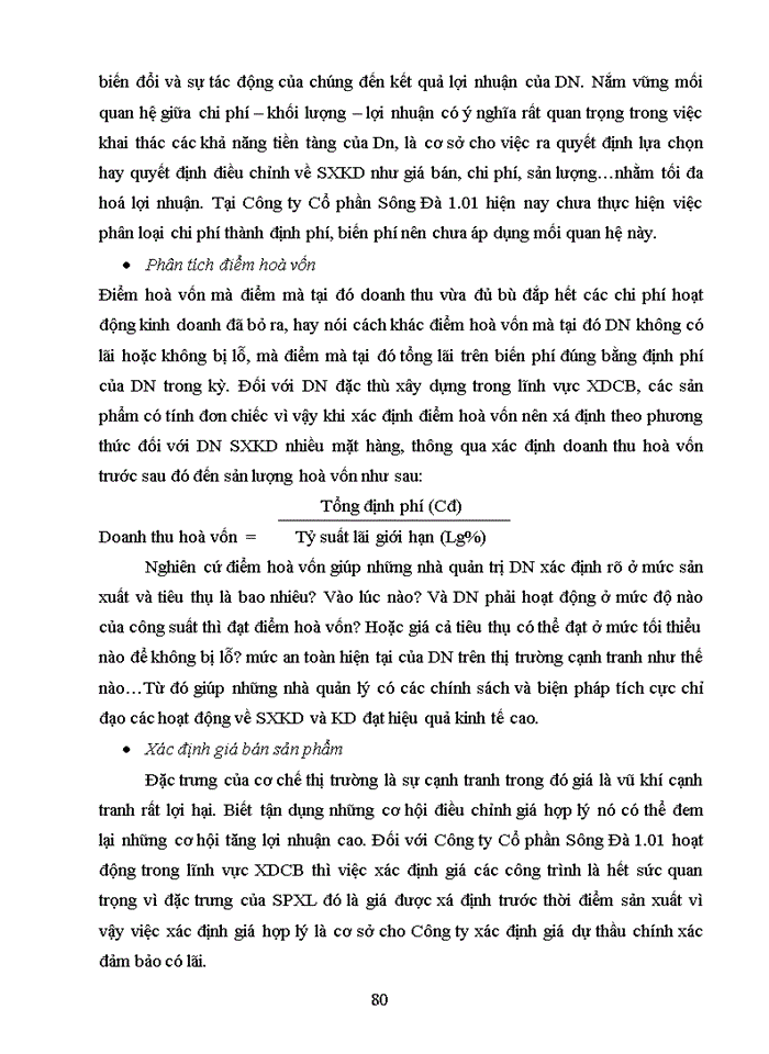 image for page Kế toán tập hợp chi phí sản xuất và tính giá thành sản phẩm xây lắp tại công ty cổ phần sông đà 1.01