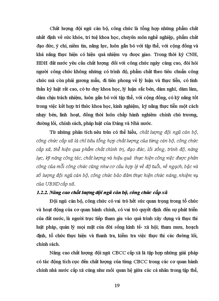 image for page Nâng cao chất lượng đội ngũ cán bộ, công chức cấp xã huyện yên dũng, tỉnh bắc giang